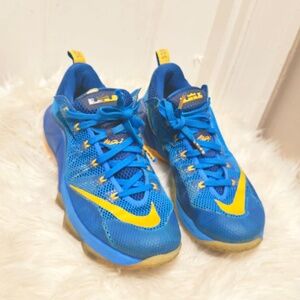 Nike LeBron Witness 7 — Blue/Yellow Size 10.5.🌴